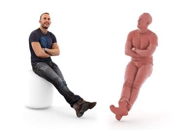 3D People Sitting 01 - Gallery 4