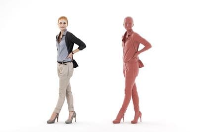 3D People: Woman Pamela 0112