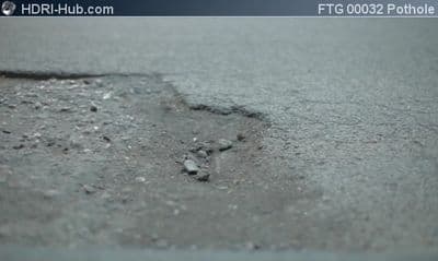 Car Driving Pothole