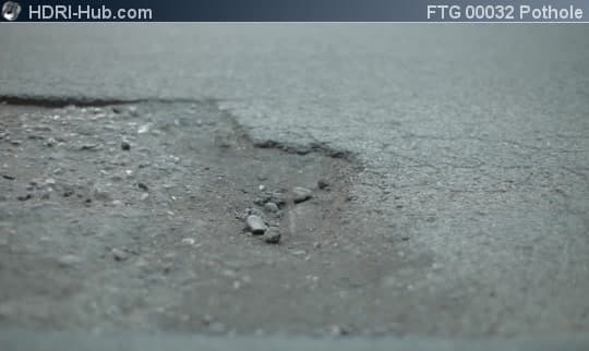 Car Driving Pothole