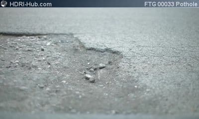Car Driving Pothole