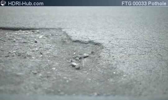 Car Driving Pothole