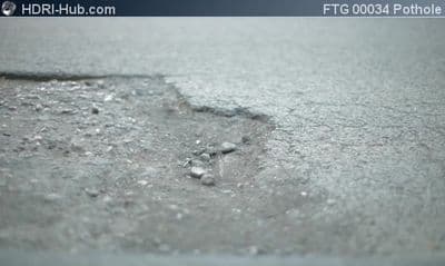 Car Driving Pothole