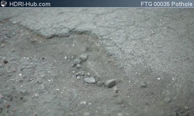 Car Driving Pothole