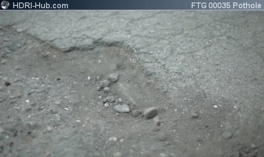 Car Driving Pothole
