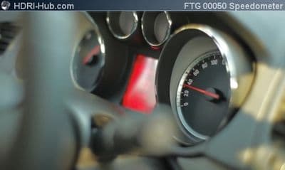 Cockpit Closeup Speedometer