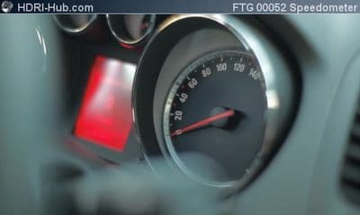 Cockpit Closeup Speedometer