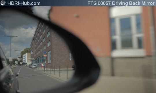 Rear View through Back Mirror