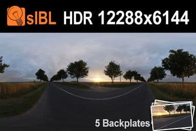 HDR 054 Road Dawn Plates - Gallery 1