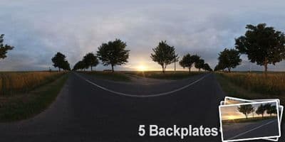 HDR 054 Road Dawn Plates - Layout License - Gallery 1