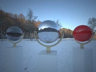 HDR 090 Winter Field - Dusk Clear Sky - Gallery 2