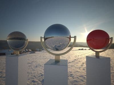 HDR 091 Winter Field - Dusk Clear Sky - Gallery 2
