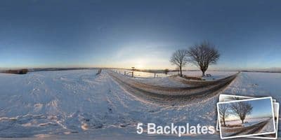 HDR 092 Road Winter Plates - Layout License - Gallery 1