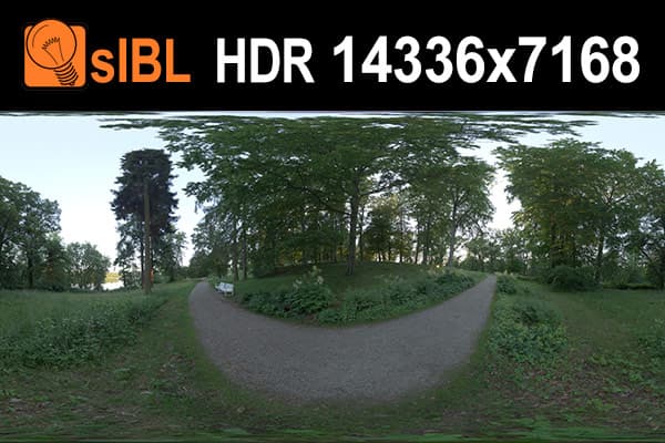 HDR 107 Path Park with Clear Sky - Gallery 1