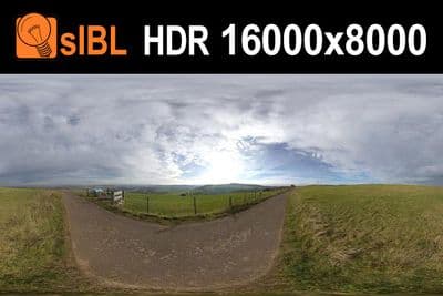 HDR 133 Road in Hills with Cloudy Sky - Gallery 1