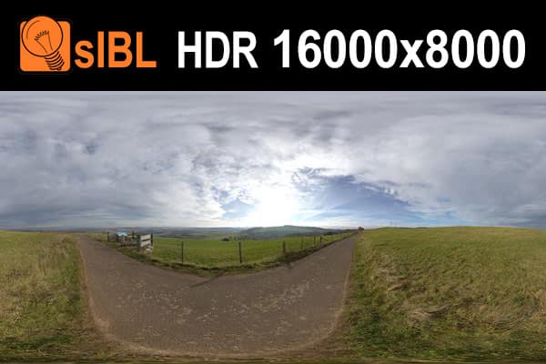 HDR 133 Road in Hills with Cloudy Sky - Gallery 1