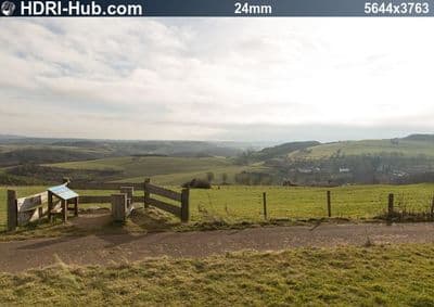 HDR 133 Road in Hills with Cloudy Sky Plates - Gallery 25