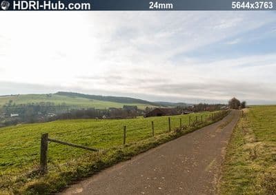 HDR 133 Road in Hills with Cloudy Sky Plates - Gallery 5