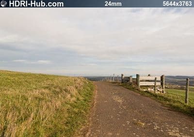 HDR 133 Road in Hills with Cloudy Sky Plates - Gallery 7