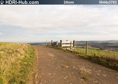 HDR 133 Road in Hills with Cloudy Sky Plates - Gallery 9