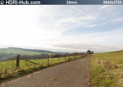 HDR 133 Road in Hills with Cloudy Sky Plates - Gallery 10