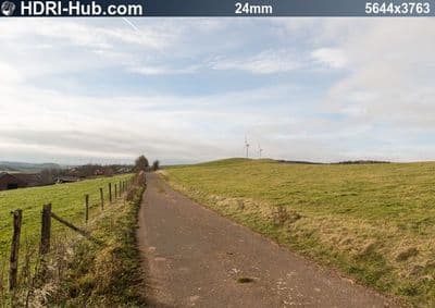 HDR 133 Road in Hills with Cloudy Sky Plates - Gallery 11
