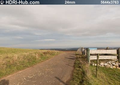 HDR 133 Road in Hills with Cloudy Sky Plates - Gallery 12