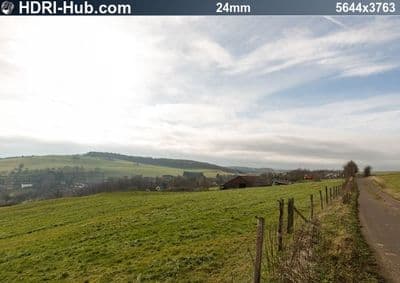 HDR 133 Road in Hills with Cloudy Sky Plates - Gallery 16