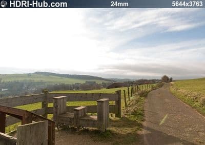 HDR 133 Road in Hills with Cloudy Sky Plates - Gallery 18