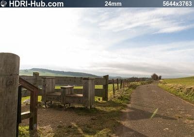 HDR 133 Road in Hills with Cloudy Sky Plates - Gallery 19