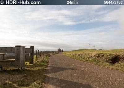 HDR 133 Road in Hills with Cloudy Sky Plates - Gallery 21