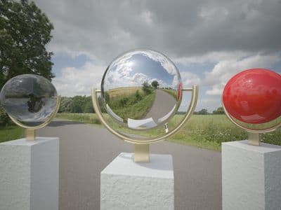 HDR 134 Road in Field with Cloudy Sky - Gallery 2