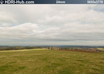 HDR 136 Hill Top with Cloudy Sky Plates - Gallery 8