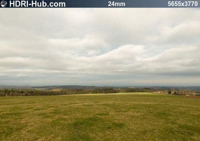 HDR 136 Hill Top with Cloudy Sky Plates - Gallery 9