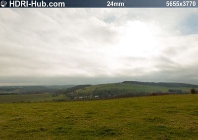 HDR 136 Hill Top with Cloudy Sky Plates - Gallery 14