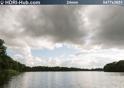 HDR 143 Cloudy Lake View Plates - Gallery 13