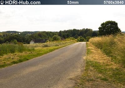 HDR 144 Rural Road with Cloudy Sky Plates - Gallery 12