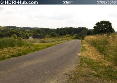 HDR 144 Rural Road with Cloudy Sky Plates - Gallery 13