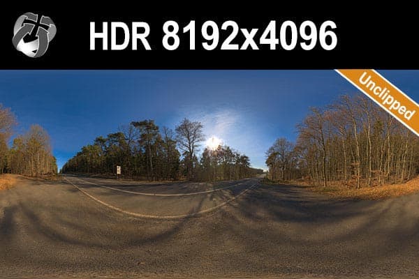 HDR 145 Rural Road Clear Sky - Gallery 1
