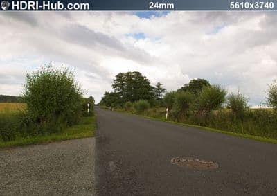 HDR 147 Rural Road with Cloudy Sky Plates - Gallery 3