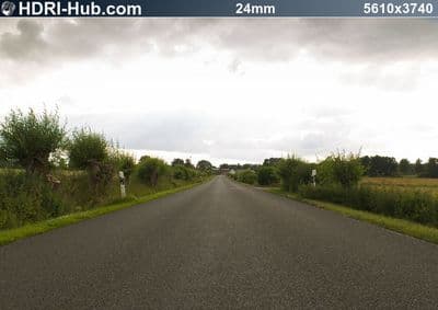 HDR 147 Rural Road with Cloudy Sky Plates - Gallery 6
