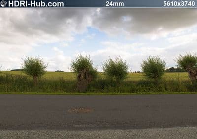 HDR 147 Rural Road with Cloudy Sky Plates - Gallery 12