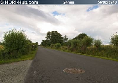HDR 147 Rural Road with Cloudy Sky Plates - Gallery 14