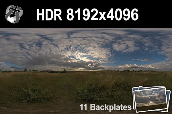 HDR 148 Cloudy Evening Sky Plates - Gallery 1