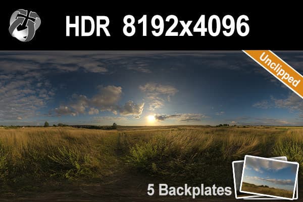 HDR 163 Dusk Cloudy Sky Plates - Gallery 1
