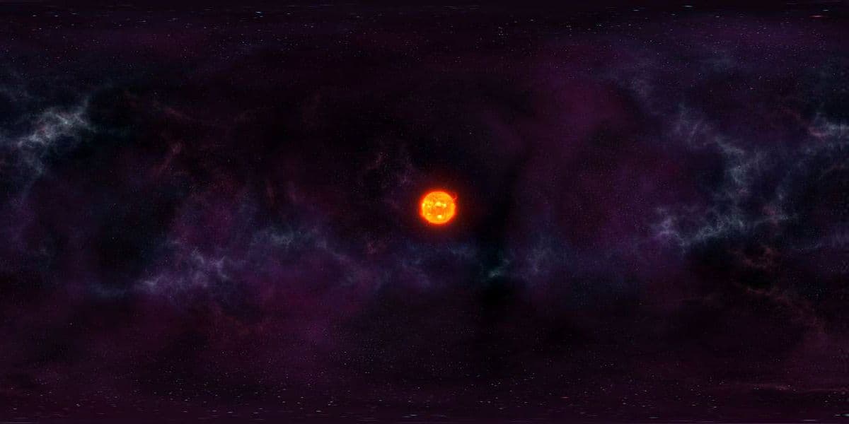 HDR 180-7 Space Sky with Sun - Gallery 1