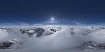 HDRI Dome: loc00184-23 Above the Clouds