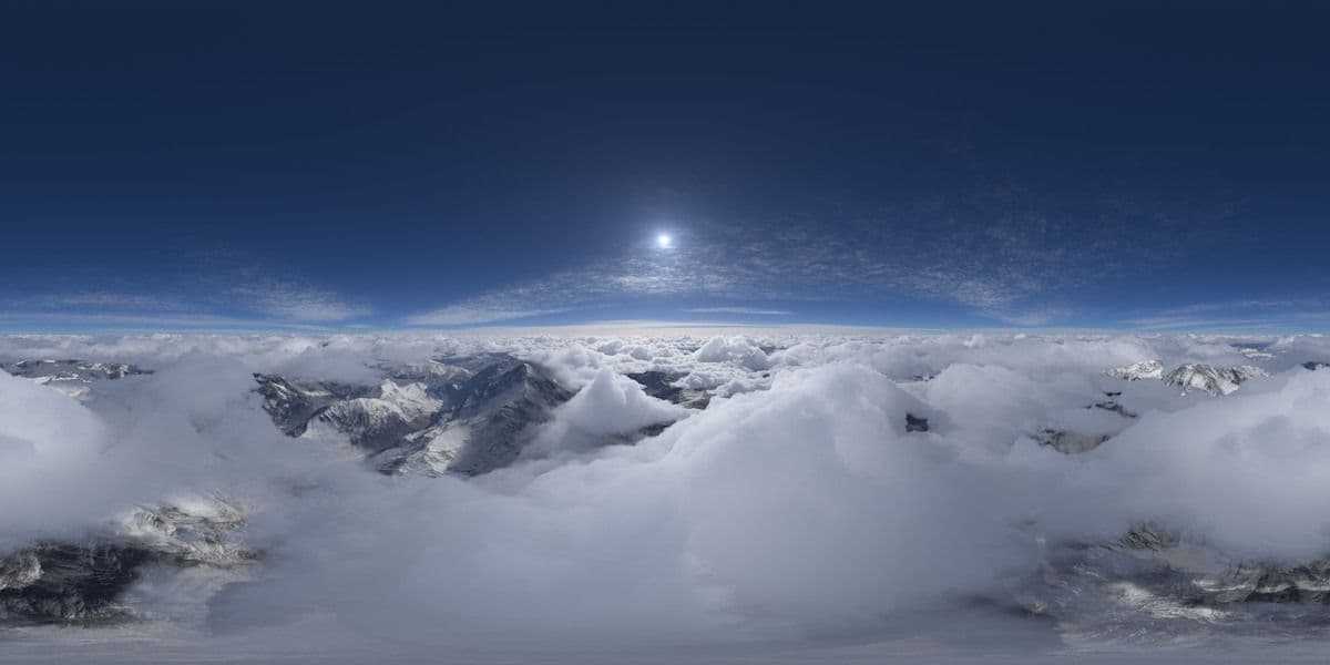 HDRI Dome: loc00184-23 Above the Clouds - Gallery 1
