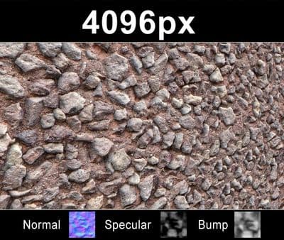 Gravel Wall 01