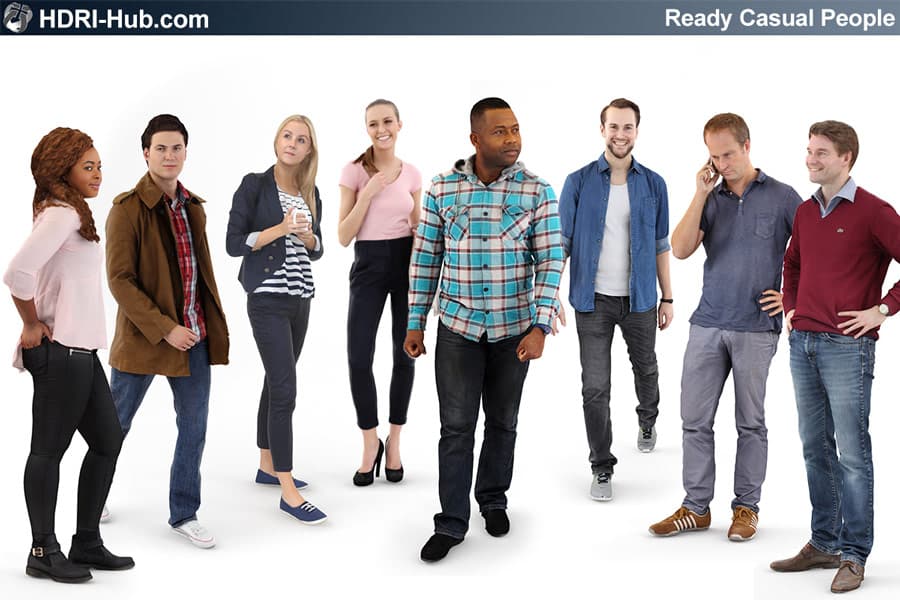 3D People Casual 02 - Gallery 1